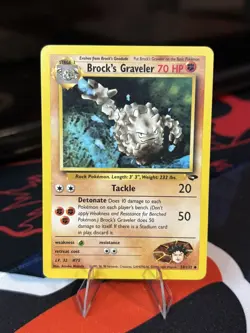 Pokemon TCG Brock's Graveler Gym Challenge 34/132 - Image 1