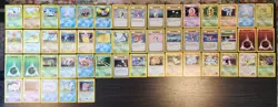 Pokemon TCG Vintage Lot 50 Cards Base Jungle Fossil Base 2 Gym 1st Edition WOTC - Image 2