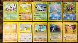 Pokemon TCG Vintage Lot 50 Cards Base Jungle Fossil Base 2 Gym 1st Edition WOTC - Image 3