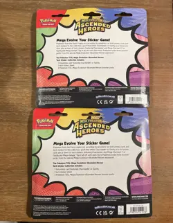 Pokemon Ascended Heroes Tech Sticker Collection Set of 2 Gastly / Gengar In Hand - Image 2