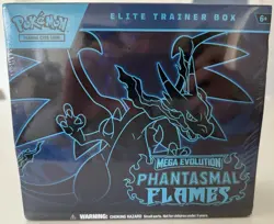 Pokemon Mega Evolution Phantasmal Flames Elite Trainer Box ETB Factory Sealed - Image 2