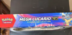 Pokemon Mega Lucario Ex Figure Collection Factory Sealed Box 5 Booster Packs - Image 2