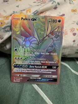 Pokemon Sun & Moon Secret Rainbow Rare Palkia GX 132/131 NM - Image 1