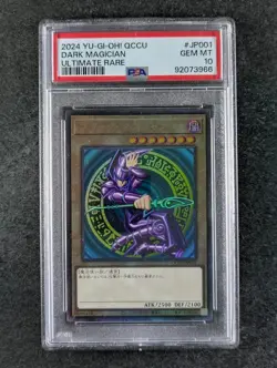 2024 YuGiOh! DARK MAGICIAN #QCCU-JP001 Ultimate Rare Japanese PSA 10 - Image 1