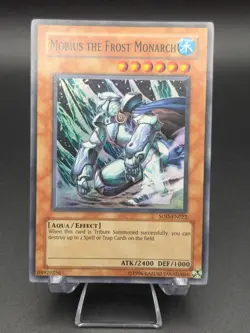 Mobius the Frost Monarch SOD-EN022 YuGiOh Soul of the Duelist 2004 Super Rare LP - Image 3