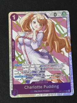 Charlotte Pudding OP11-070 SR A Fist of Divine Speed One Piece Mint NM - Image 1