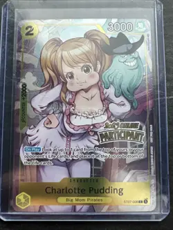 Charlotte Pudding (Regional 2023) [Participant] ST07-008 One Piece Promo foil - Image 1