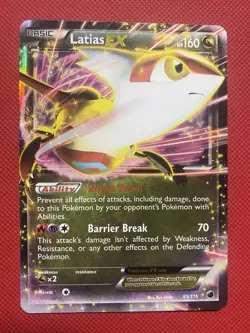 Latias EX 85/116 Plasma Freeze Holo Pokemon Card TCG - Image 2
