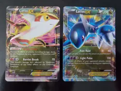 Latias EX 85/116 Latios EX XY72 Plasma Freeze Promo Holo Pokemon TCG Card NM - Image 1