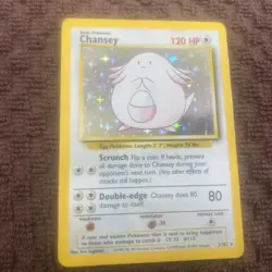 Pokemon Chansey Holo TCG Card Base Set 003/102 Near mint - Image 2