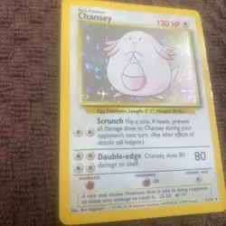 Pokemon Chansey Holo TCG Card Base Set 003/102 Near mint - Image 3