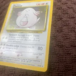Pokemon Chansey Holo TCG Card Base Set 003/102 Near mint - Image 4