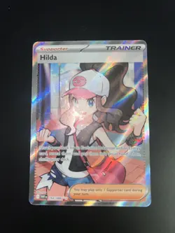 Pokemon TCG Trainer Hilda 164/086 SV:White Flare Ultra Rare Full Art Holo NM - Image 1