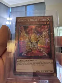 Yu-Gi-Oh! TCG Hearld of Orange 1st Edition Starlight Rare In Hand BLMM-EN103 - Image 1