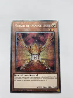 BLMM-EN103 Herald of Orange Light : Starlight Rare Card : 1st Edition : YuGiOh - Image 1