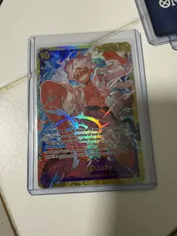 Monkey.D.Luffy OP05-119 SEC - One Piece TCG - English Card Near-Mint Secret Rare - Image 1
