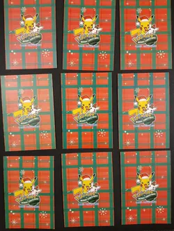 Pokemon 2024 Card Database Christmas Poncho Pikachu Cracked Ice 9 Cards Peru - Image 2