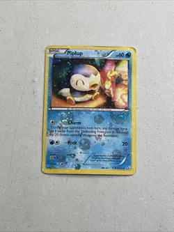 Pokemon TCG 2013 Legendary Treasures Trading Card - Piplup RC6/RC25 Radiant Holo - Image 1