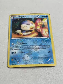 Pokemon TCG 2013 Legendary Treasures Trading Card - Piplup RC6/RC25 Radiant Holo - Image 2