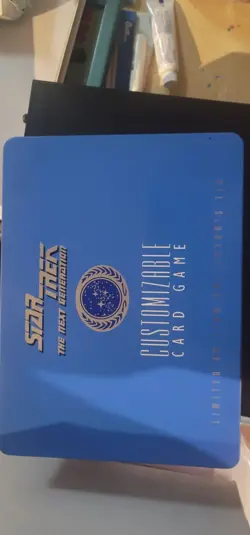 SEALED Cards! 1995 STAR TREK Limited Edition TIN Customizable Game Cards CCG - Image 1