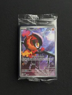 Charcadet MEP 022 Phantasmal Flames Pokemon Center Stamped Promo Card SEALED - Image 1