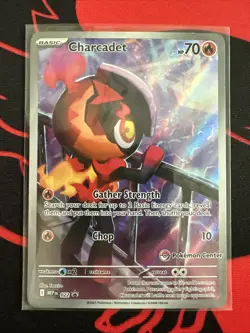 Charcadet 022 Pokemon Center ETB Phantasmal Flames Stamped Promo Sealed - Image 1