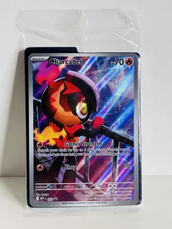 Charcadet 022 Pokemon Center ETB Phantasmal Flames Stamped Promo Sealed B - Image 2