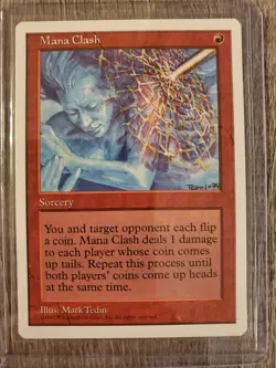 Mana Clash *Rare* Magic the Gathering (NM) - Fifth Edition MTG Red Sorcery - Image 1