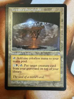 MTG Volrath's Stronghold Legendary Land (LP) Stronghold 1998 (2/4) - Image 2