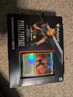 MTG FF Magic The Gathering Final Fantasy Cloud Limit Break Commander Deck - Image 1