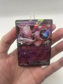081/182 Team Rocket's Mewtwo ex Pokemon TCG Prize Pack Series 8 Stamped Destined - Image 3