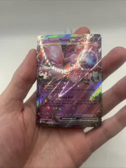 081/182 Team Rocket's Mewtwo ex Pokemon TCG Prize Pack Series 8 Stamped Destined - Image 4