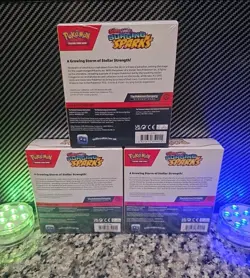 3x Surging Sparks Booster Bundles Factory Sealed Pokemon Scarlet Violet 18 Packs - Image 2