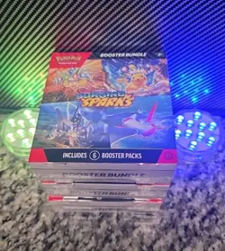 3x Surging Sparks Booster Bundles Factory Sealed Pokemon Scarlet Violet 18 Packs - Image 3