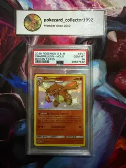 2019 Pokemon Hidden Fates SHINY CHARMELEON GX SV7/SV94 PSA 10 GEM MINT - Image 1