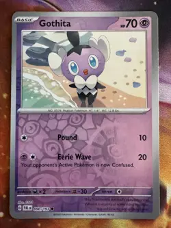 Pokemon TCG Gothita SV02: Paldea Evolved 090/193 Reverse Holo Common - Image 1