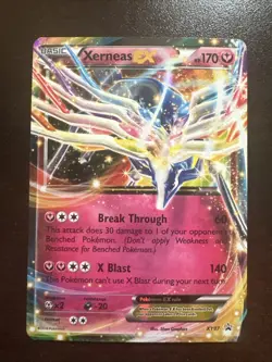 Xerneas EX XY07 MP Pokemon TCG XY Black Star Promo - Image 1