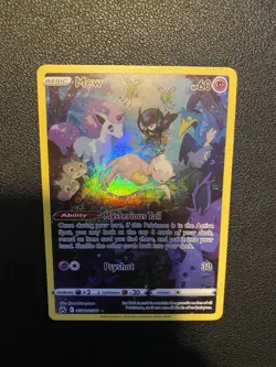 Pokemon Mew TCG Ultra Rare Holo Card Crown Zenith: Galarian Gallery #GG10/GG70 - Image 2