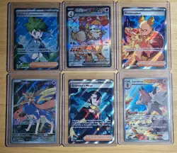 Pokemon Full Art Lot 6 Cards Total Near Mint Condition - Image 1