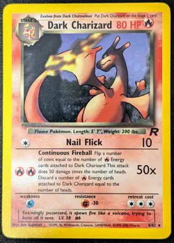 Dark Charizard Holo - 4/82 - NM - Team Rocket - Pokemon TCG - Image 1
