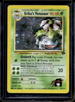 2000 Pokemon Gym Challenge Erika's Venusaur Holo #4/132 - Image 1