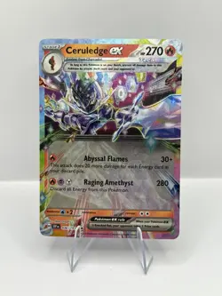 Pokemon Surging Sparks - #36/191 Ceruledge ex Double Rare Holo - Image 1