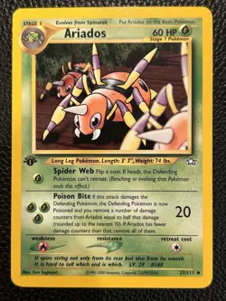 Pokemon TCG 1st Edition Neo Genesis Ariados 27/111 NM - Image 1