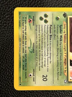 Pokemon TCG 1st Edition Neo Genesis Ariados 27/111 NM - Image 3