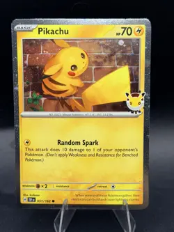 Pikachu 051 /162 Stamped 2026 Pokemon Day 30 Promo TCG With Coin - Image 2