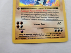 Pokemon 1999 Shadowless Base Set 1st Edition!! Rare Holo Machamp 8/102 (HP) - Image 3
