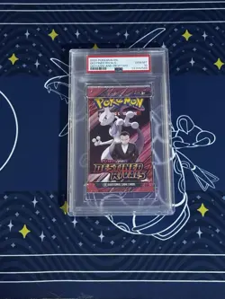 Pokemon Destined Rivals Giovanni & Mewtwo Sealed Booster Pack PSA 10 Gem Mint - Image 1