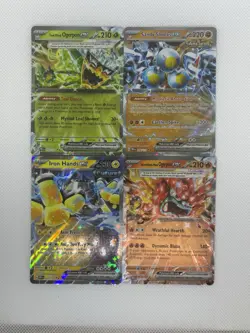 Pokemon TCG Teal Mask Ogerpon Sandy Shocks Iron Hands Hearthflame Mask Ogerpon - Image 1