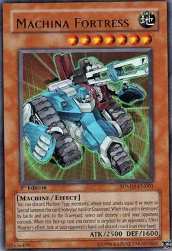Yugioh! MP Machina Fortress - SDMM-EN001 - Ultra Rare - 1st Edition Moderately P - Image 1