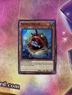 (EY) Yugioh Nimble Angler OP22-EN004 Super Rare VLP - Image 1